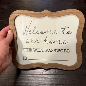 Wi-Fi Sign from Hobby Lobby